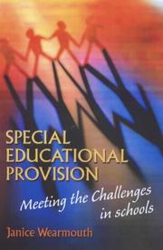 Cover of: Special Educational Provision