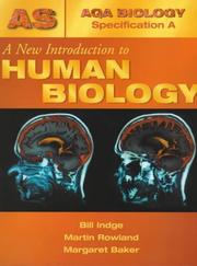 Cover of: New Introduction to Human Biology (Aqa A) (Aqa Human Biology Specification a)