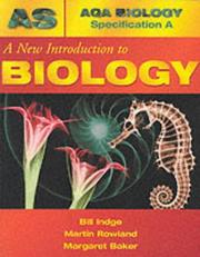 Cover of: New Introduction to Biology (Aqa A) (Aqa Biology Specification a) | Bill Indge