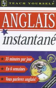 Cover of: Anglais Instantane (Teach Yourself)