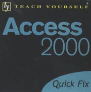 Cover of: Access 2000