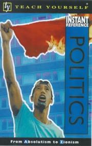 Cover of: Politics (Teach Yourself Instant Reference)