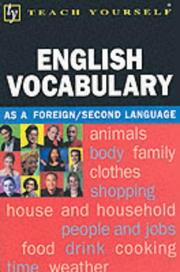 Cover of: English Vocabulary (Teach Yourself) by Martin Hunt
