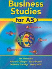 Cover of: Business Studies for AS