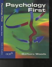 Cover of: Psychology First by Barbara Woods