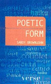 Cover of: The poet's craft: a handbook of rhyme, metre, and verse