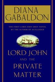 Cover of: Lord John and the private matter