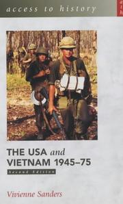 Cover of: The USA and Vietnam, 1945-75 (Access to History)