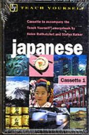 Cover of: Japanese (Teach Yourself)