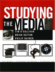 Cover of: Studying the media by Tim O'Sullivan