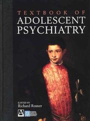 Cover of: Textbook of adolescent psychiatry by edited by Richard Rosner.