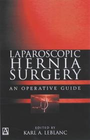 Cover of: Laparoscopic Hernia Surgery: An Operative Guide (Arnold Publication)