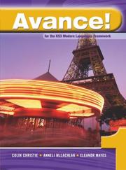 Cover of: Avance (Avance Language)