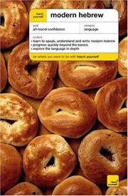 Cover of: Teach Yourself Modern Hebrew (Teach Yourself Languages) by Shula Gilboa