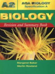 Cover of: Aqa (A) A2 Biology Revision and Summary Book (Aqa Biology Specification a)