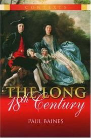 Cover of: The long 18th century by Baines, Paul