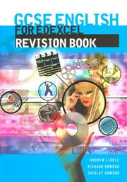 Cover of: Gcse English for Edexcel Revision Book (Gcse English for Edexcel)