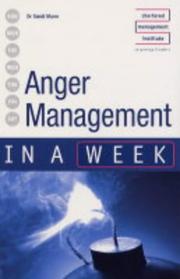 Anger Management in a Week by Sandi Mann