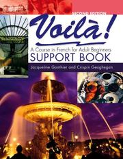 Cover of: Voila!: A Course in French for Adult Beginners