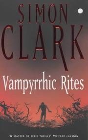 Cover of: Vampyrrhic Rites