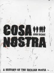 Cover of: Cosa Nostra: A History of the Sicilian Mafia