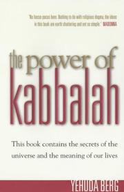 Cover of: The Power of Kabbalah by Yehuda Berg