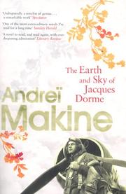 Cover of: Earth and Sky of Jacques Dorme