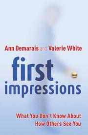 Cover of: First Impressions by Anne Demarais, Valerie White