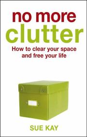 Cover of: No More Clutter