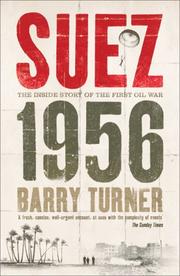 Cover of: Suez 1956 by Barry Turner