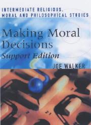 Cover of: Making Moral Decisions (Intermediate Religious Studies)
