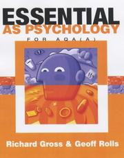 Cover of: Essential As Psychology for Aqa a