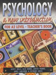Cover of: Psychology Teacher's Book: A New Introduction for A2 Level