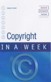 Cover of: Copyright in a Week (In a Week)