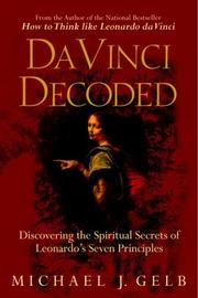 Cover of: Da Vinci Decoded by Michael J. Gelb