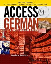 Cover of: Access German (Access Languages) by Henriette Harnisch
