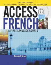 Cover of: Access French (Access Languages) by Henriette Harnisch, Bernard Grosz