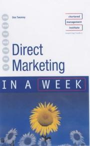 Cover of: Direct Marketing in a Week (In a Week)