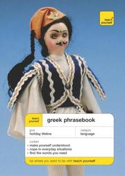 Teach Yourself Greek Phrasebook by Nikki Watts