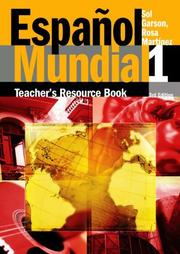 Cover of: Espanol Mundial by Sol Garson, Rosa Martinez, Sonia Asli