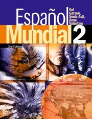 Cover of: Espaanol Mundial (Español Mundial)