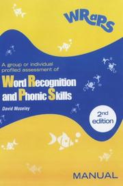 Cover of: Word Recognition and Phonic Skills Test (WRaPS) Specimen Set (Word Recognition & Phonic Skills)
