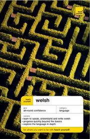Cover of Teach Yourself Welsh (Teach Yourself Complete Courses) by Christine Jones