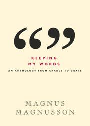 Cover of: Keeping Your Words by Magnus Magnusson     
