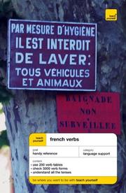 Cover of: Teach Yourself French Verbs (Teach Yourself)