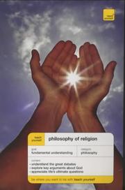 Cover of: Philosophy of Religion