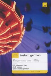 Cover of: Instant German (Teach Yourself Languages)