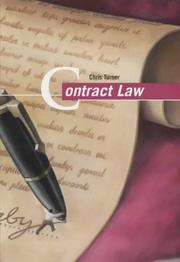 Cover of: Contract Law by Chris Turner