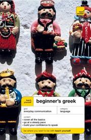 Cover of: Beginner's Greek (Teach Yourself Languages)
