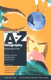 Cover of: Complete A-z Geography Handbook (Complete a-Z)